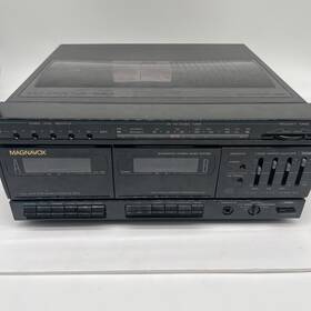 Mx1190 Magnavox 1190 Vintage Combo Cassette Tape Am/fm Turntable Record Tested Read