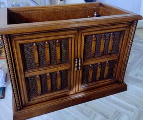 Pg6207 Magnavox Vtg 1960s Model Console Cabinet Am/fm Stereo And Record Player