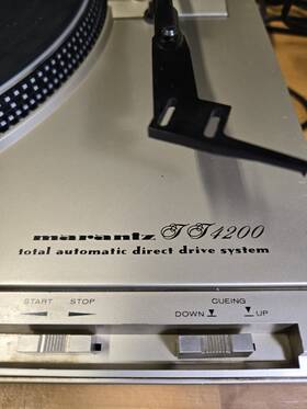 T4200 Marantz Automatic Direct Drive Record Player Turntable Parts /needs Repair