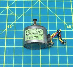 Mmi-6t2rwp Matsushita Mmi6t2rwp 12vdc Turntable Motor With Metal Gear Vintage Spare Oem Parts