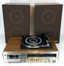Mc-4530 Fisher Speaker Audio Component System Turntable Stereo Cassette Player