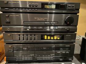 683-2258a Mcs Vintage Modular Component Systems Stereo Am/fm Tuner Dual Cassette