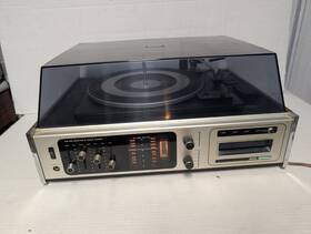 M-107 Miida Record Player Vintage Turntable 8 Tracks Tested Free Shipping