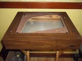 St-82 Mitsubishi Mga Turntable Wood Plinth