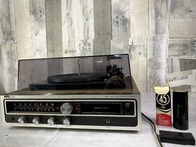 Gen6216a Montgomery Ward Am/fm Phono Record Player 8track Stereo Read