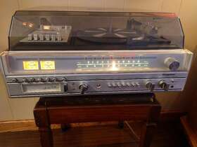 9360 Morse Electrophonic 6660 Electrophonics Am/fm Stereo Turntable Cassette 8 Track Tape