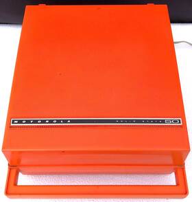 Mp50er Motorola Vintage Record Player Solid State 50 In Orange - Powers Up Needs Repair