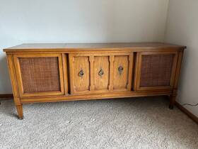 Sd211a Motorola 1960s Vintage Console Stereo In Drexel Cabinet