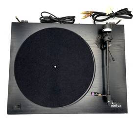 Mf-2.1 Music Hall Vintage Mmf 2.1 Stereo Turntable Metal Platter With Wooden Base