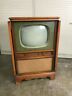 Mv45j-1 Magnavox Tube Television Tv Wood Console Cabinet No Power