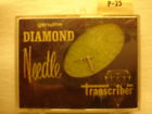 Pa158 Needle Electric Nos Phono Turntable -25 Vintage Transcriber Diamond Weber