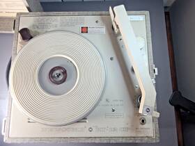 Rt-12c Newcomb Vintage Record Player Suitcase Portable Turntable Working With Lid