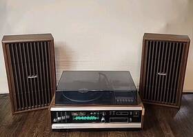 Rs-876as Panasonic Rs-876s Turntable Player Cassette 8 Track Radio Audio Entertainment