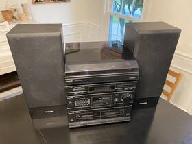 Sb-zt430 Panasonic Sb-zt320 Vintage Audio System With Speakers Sl-hm42 Sa-hm32