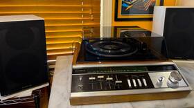 Sc-666 Panasonic See Video Stereo Serviced Record Changer Magcart New Spkers
