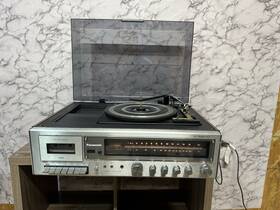 Se-1260 Panasonic Vintage Record Player Cassette Am/fm Stereo System - Working