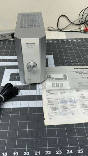 Panasonic Se-hdx2 Stereo Amplifier With Manual - Unique Rare Powerful Japan Made