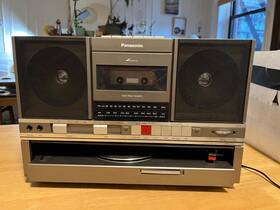 Sg-j500 Panasonic Sg-7500 1984 Boombox Am/fm Radio Cassette Record Player Read Descrip