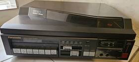 Sg-v305 Panasonic Record Player Cassette Deck Radio Tested Works Black Vintage