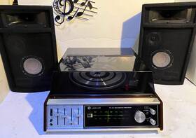 Wfx-157 Panasonic See Video Webcor Complete Stereo With Serviced Stacking Record Changer Speakers