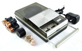 1379gn Philco Portable Combo Am Radio And 33/45rpm Record Player Phonograph With Acc. 1968
