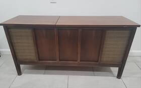 27-13177-9 Philco Mid Century Modern Stereo Console Record Player Credenza Ford