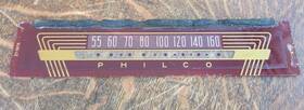 27-5976 Philco 48-1253 Vtg Model Am Radio Phonograph Record Player Dial Glass