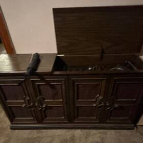 Hb43epc-1 Philco Vintage Record Player Home Entertainment Center Stereo Console
