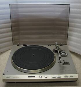 Af-729-mkii Philips Vintage Fully Automatic Direct Control Belt Drive Turntable
