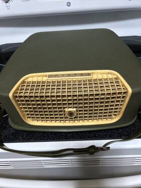 Ag1923 Philips Vintage Auto Mignon Portable Record Player Model - Rare