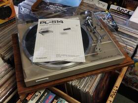 Ce2000e Pioneer Vintage Pl-514 Stereo Turntable And / Empire Works 100% Nm