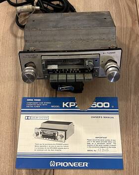 Kpx-3500 Pioneer Vintage Cassete Fm Am Stereo System With Manual Untested