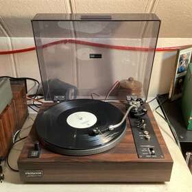 Pl-1100 Pioneer Direct Drive Turntable Record Player Pc 330 Nos Stylus Excellent