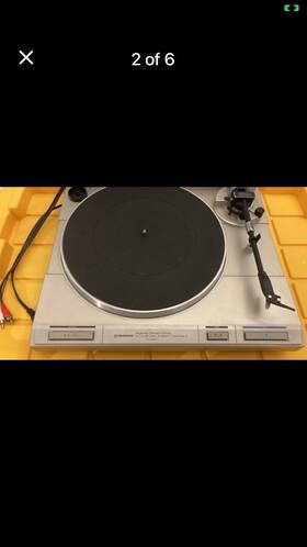 Pl-s140 Pioneer Turntable Direct Drive Ortofon Omega Cartridge And Stylus Works