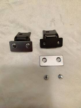 Xl-1300 Pioneer Vintage Turntable Parts Dustcover Hinges Mounts Pl-540 518 516