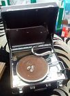 Portable-case Original 1920s Style- Chrome Record Player-crank 30 78 Finish