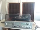 R-925 Lloyd S Vtg Lloyds Stereo 8 Player Receiver Recorder Turntable Multiplex W Speakers
