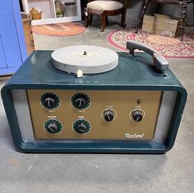 1925-a Rauland-borg 1958 Amplifier Record Player System 3-channel Tube-based