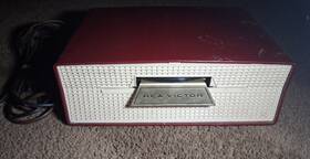 Rca 6-jm-2b Vtg 1950s Collectible Victor Slide-o-matic Rpm 45 Record Player Turntable