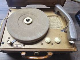 7-emp-2k Rca Vintage Victor Victrola Portable Record Player ...read