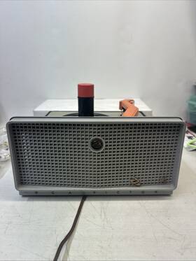 7-ey-2jj Rca 1956 Gray Inch Deluxe 3 Model 7ey2jj 45 Rpm Record Player Parts Or Repair