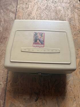 Vgp05e Rca Vintage Victor Suitcase Victrola Portable Record Player Parts Only