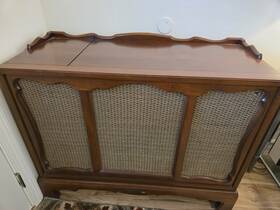 Pvcr-185 Rca Victor Victrola Model Mpn Vintage Record Player Console