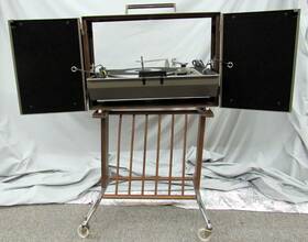 Vlp53j Rca Rare Vintage Victor Solid State 4-speaker Stereo With Stand
