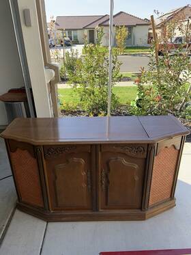 Vlt90f Rca Record Player/radio Player Counsel 1964 Victrola