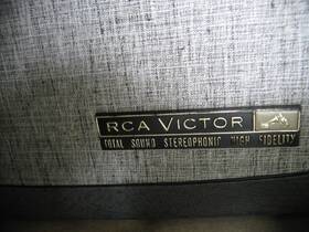 Vp-33j Rca Vintage Portable Phonograph- Mid Century Style Works