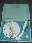 V181g Record Electric Blue Phonogaph Model Ge Player Vintage General
