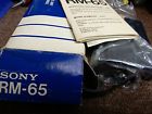 Rm-65 Sony Vintage Synchro Remote