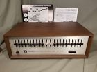 Rp-2204 Soundcraftsmen Equalizer Wood Cabinet Paperwork Test Record Tested
