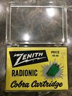 S17367 Zenith Vintage Radionic Cobra Cartridge Needle Phonograph New Old Stock